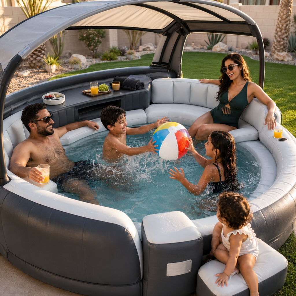 Solara Pool Luxury Canopy Lounge Pool