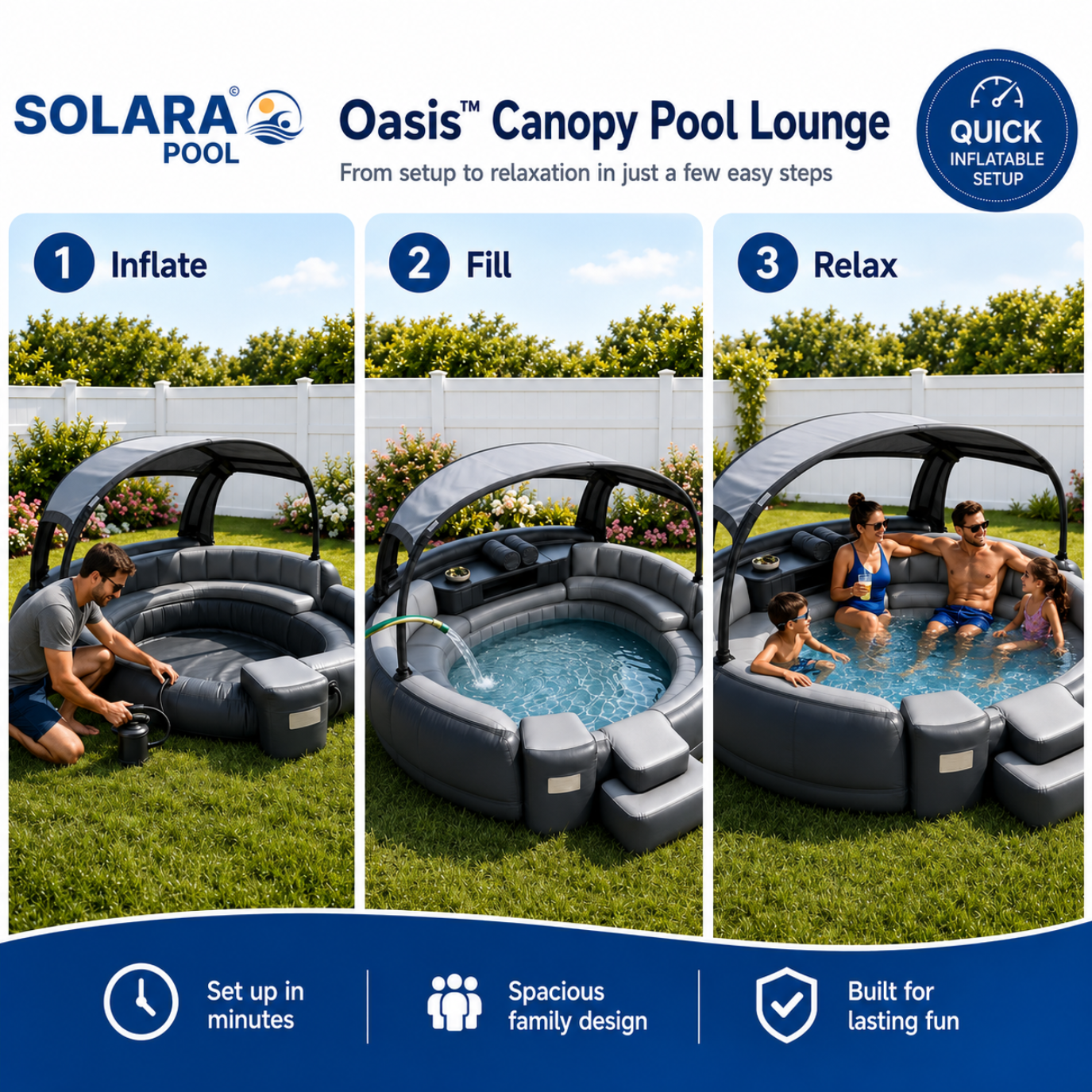 Solara Pool Luxury Canopy Lounge Pool