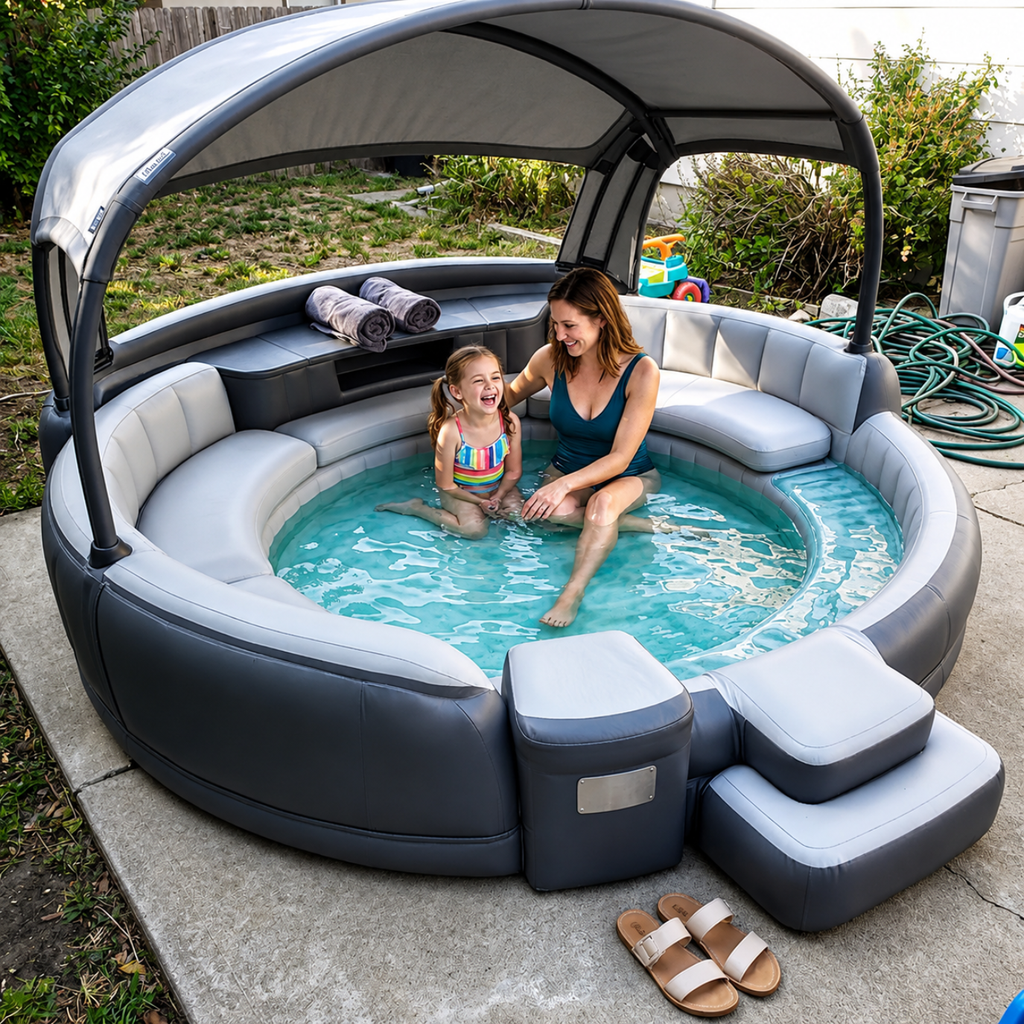 Solara Pool Luxury Canopy Lounge Pool
